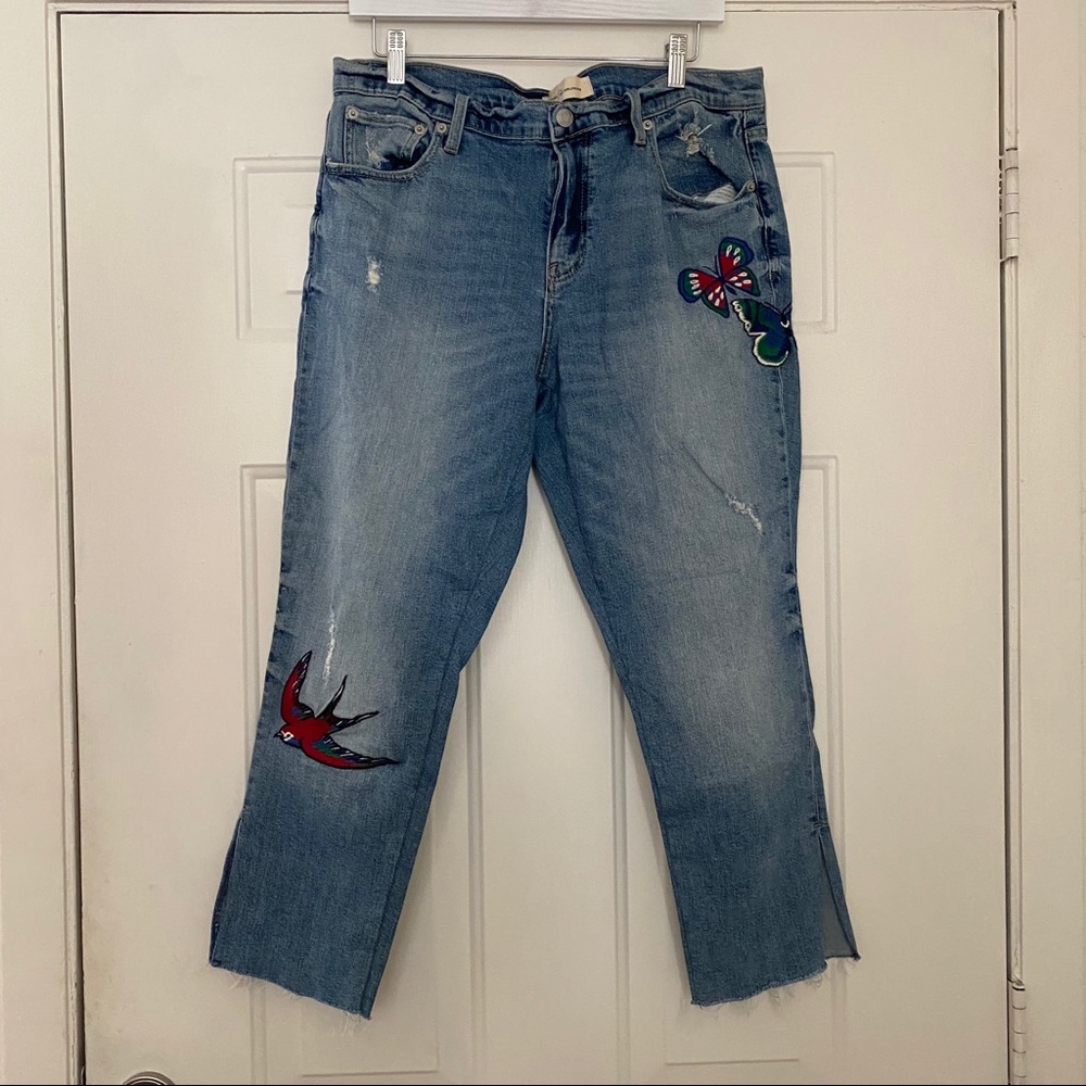 Gap Embroidered Jeans